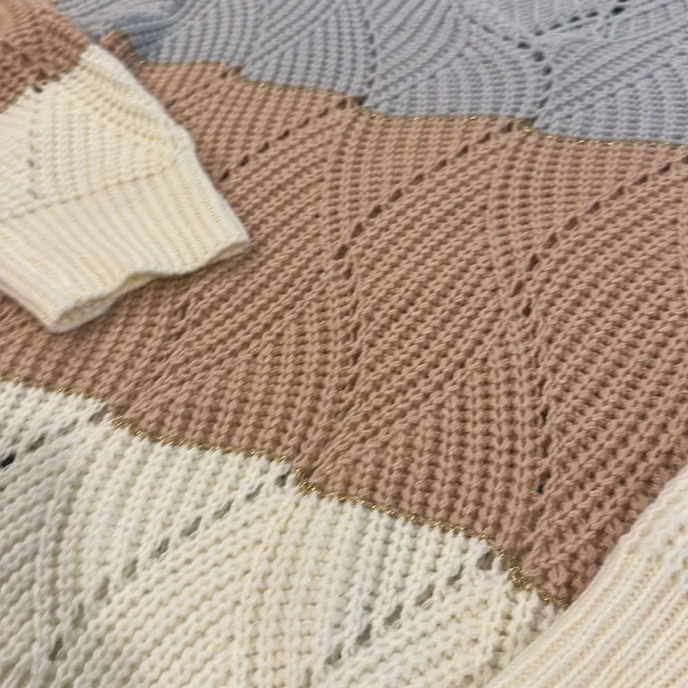 Colorblock Knit Sweater - Picture 2 of 6